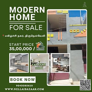 அழகிய வீடு விற்பனைக்கு - திருநெல்வேலி மகிழ்ச்சி நகர் | Home for sale