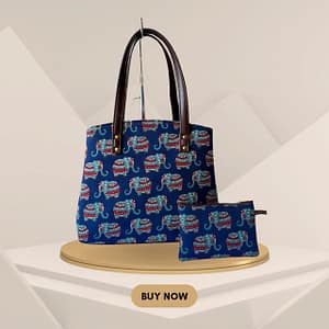 Doraemon Printed Tote Handbag