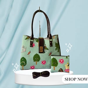 Python Print Tote Cum Sling Handbag – Trendy & Versatile