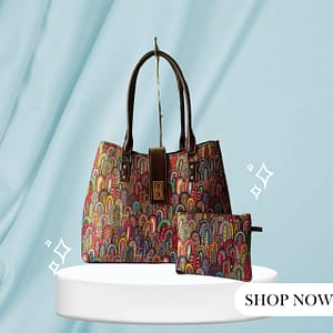 Python Print Tote Cum Sling Handbag – Trendy & Versatile