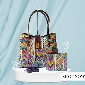 Python Print Tote Cum Sling Handbag – Trendy & Versatile