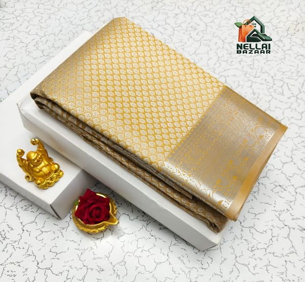 KANCHIPURAM PATTERN RICH JARI PALLU